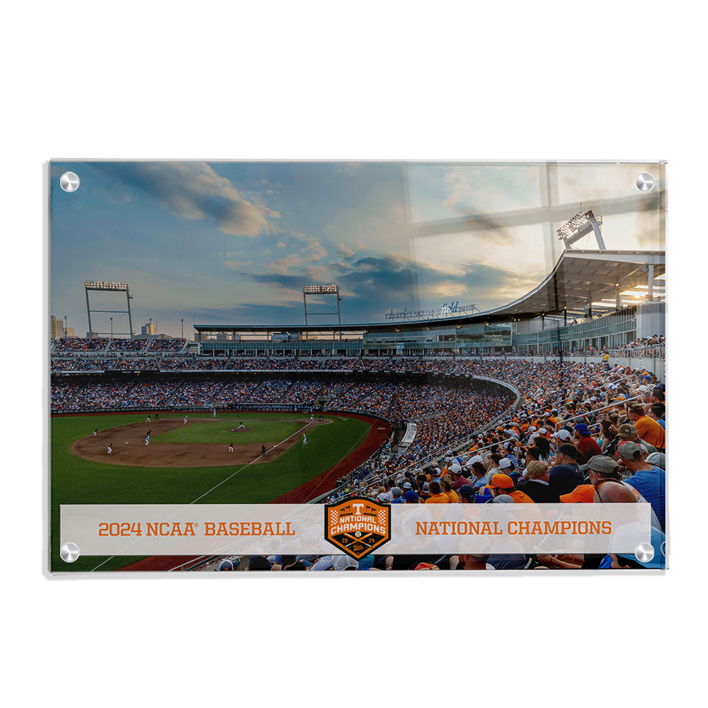 Tennessee Volunteers - 2024 NCAA Baseball National Champions - College Wall Art #Canvas