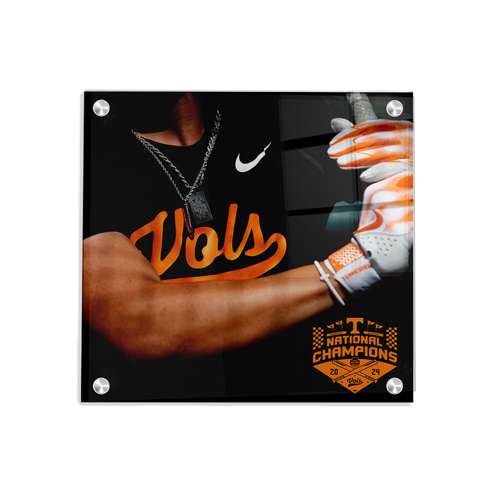 Tennessee Volunteers - Batter up National Baseball Champions - College Wall Art #Canvas 