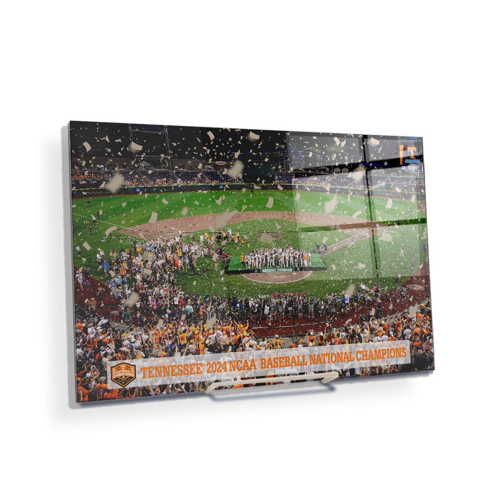 Tennessee Volunteers - Tennessee 2024 NCAA Baseball National Champions - College Wall Art #Canvas