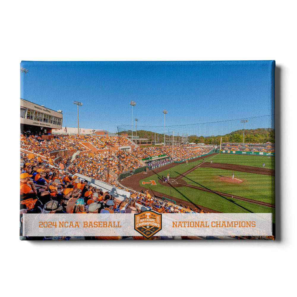 Tennessee Volunteers - Tennessee Baseball NCAA Baseball National Champions - College Wall Art #Canvas