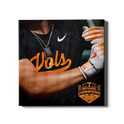 Tennessee Volunteers - Batter up National Baseball Champions - College Wall Art #Canvas