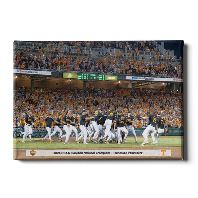 Tennessee Volunteers - 2024 NCAA Baseball National Champions Victory - College Wall Art #Canvas