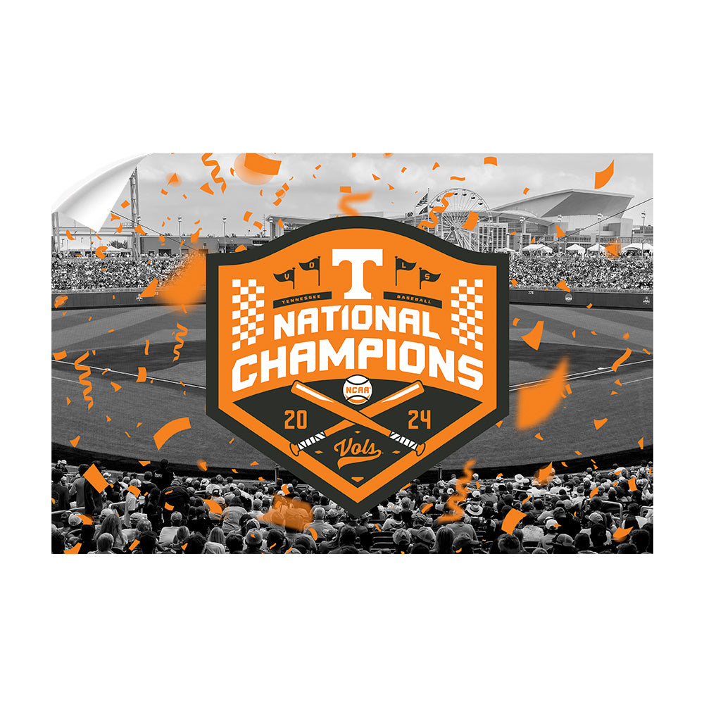 Tennessee Volunteers - Tennessee Vols Baseball National Champions - College Wall Art #Canvas