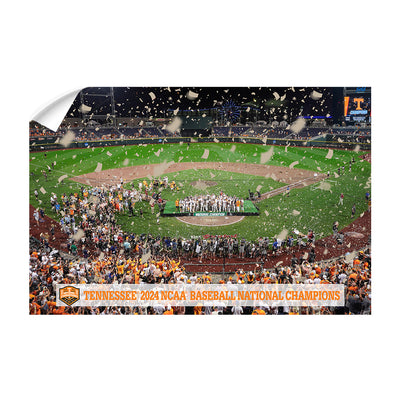 Tennessee Volunteers - Tennessee 2024 NCAA Baseball National Champions - College Wall Art #Wall Decal