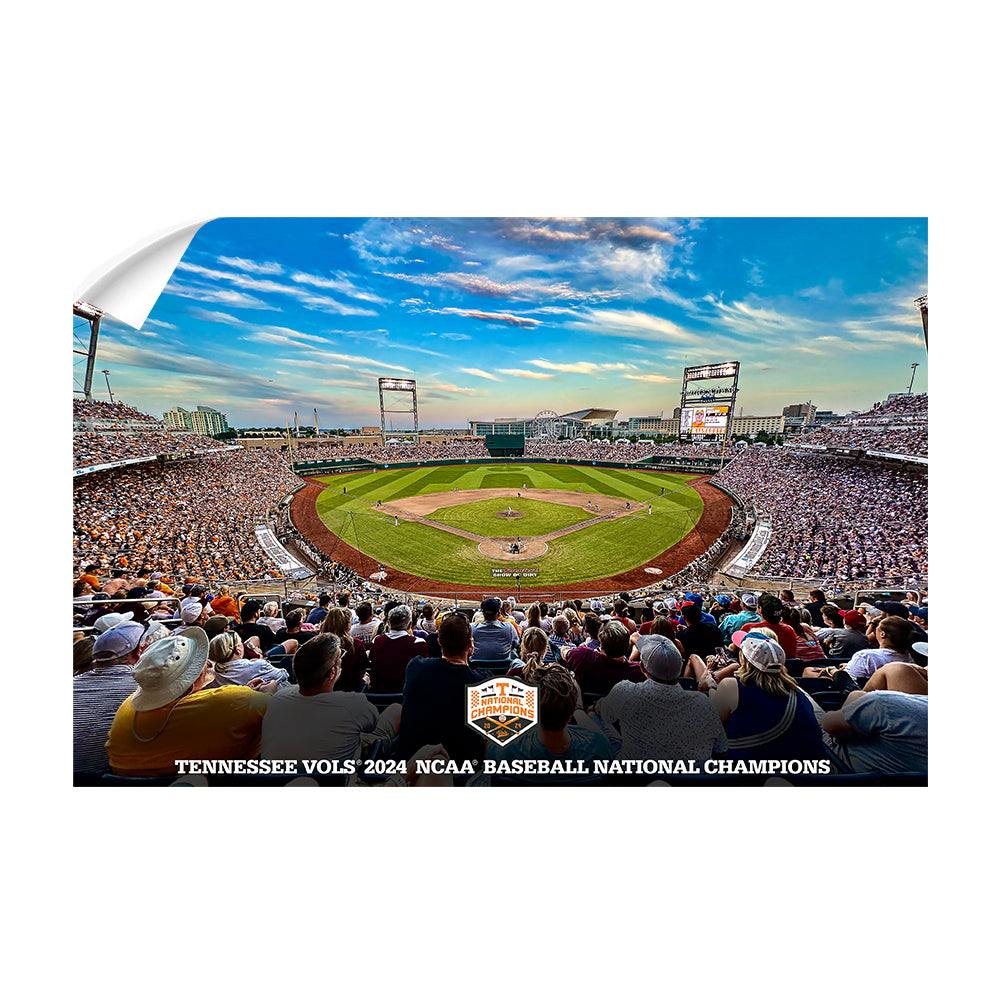 Tennessee Volunteers - Tennessee Vols 2024 NCAA Baseball National Champions - College Wall Art #Canvas