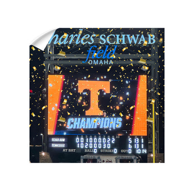 Tennessee Volunteers - Tennessee NCAA Baseball National Champions Scoreboard