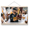 Tennessee Volunteers - Coach Vitello and the Trophy - College Wall Art #Hanging Canvas