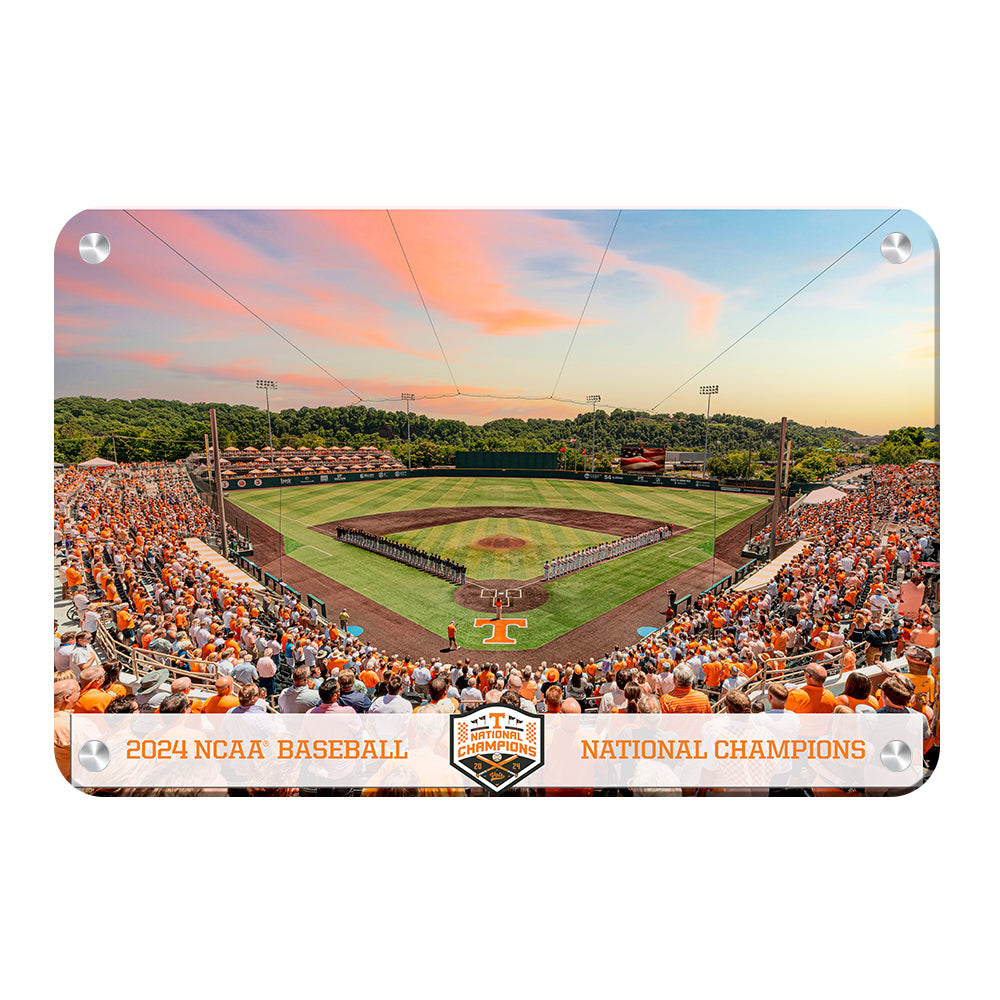 Tennessee Volunteers - Lindsey Nelson Stadium NCAA Baseball National Champions - College Wall Art #Canvas