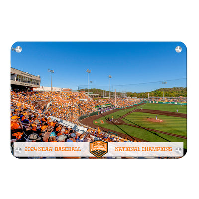 Tennessee Volunteers - Tennessee Baseball NCAA Baseball National Champions - College Wall Art #Metal