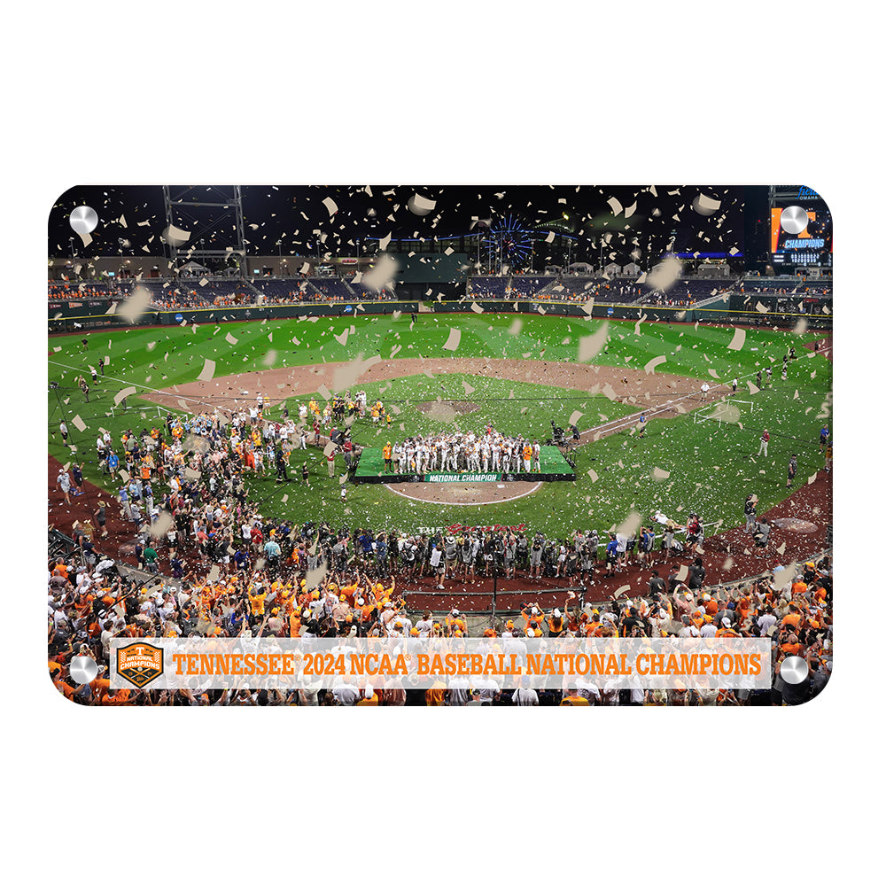Tennessee Volunteers - Tennessee 2024 NCAA Baseball National Champions - College Wall Art #Canvas