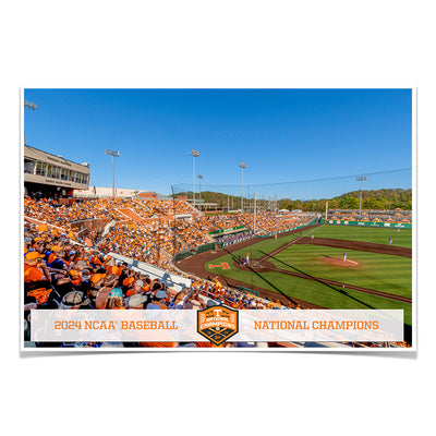 Tennessee Volunteers - Tennessee Baseball NCAA Baseball National Champions - College Wall Art #Poster