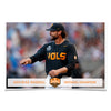 Tennessee Volunteers - Coach Vitello Baseball NCAA Baseball National Champions - College Wall Art #Poster