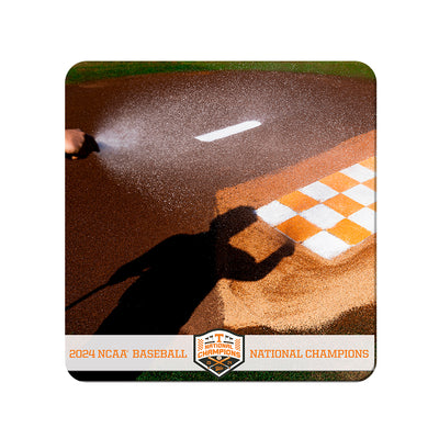 Tennessee Volunteers - Checkered Pitching Mound NCAA Baseball National Champions - College Wall Art #PVC