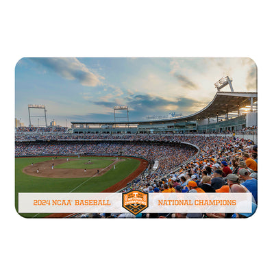 Tennessee Volunteers - 2024 NCAA Baseball National Champions - College Wall Art #PVC