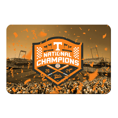 Tennessee Volunteers - Tennessee Orange NCAA Baseball National Champions - College Wall Art #PVC