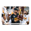 Tennessee Volunteers - Coach Vitello and the Trophy - College Wall Art #PVC