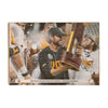 Tennessee Volunteers - Coach Vitello and the Trophy - College Wall Art #Wood