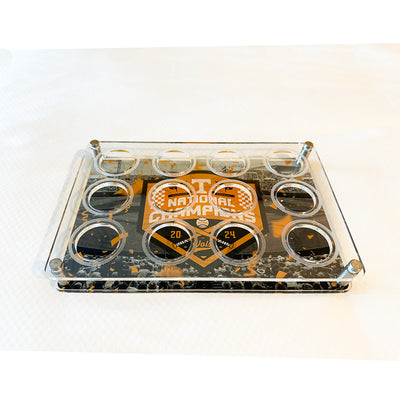 Tennessee Volunteers - Tennessee Vols Baseball National Champions Shot Glass Tray