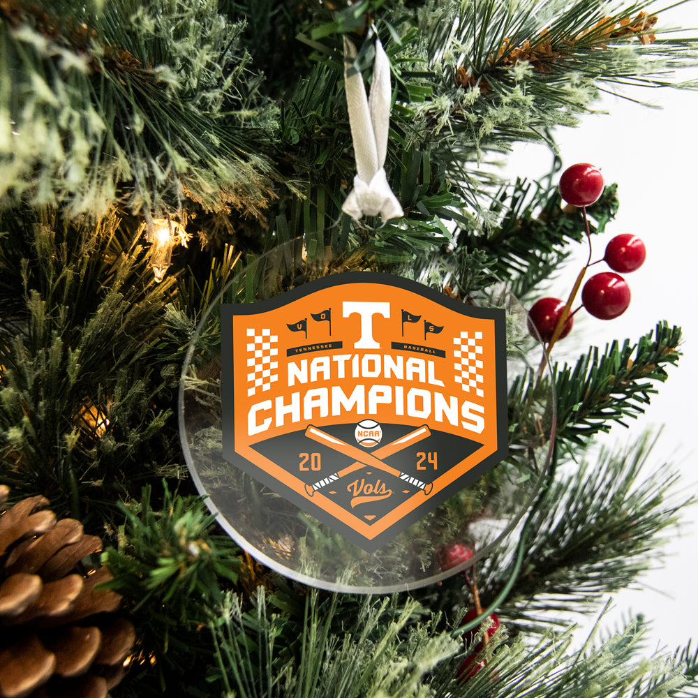 Tennessee Volunteers - Tennesse Baseball NCAA National Champions Bag Tag & Ornament