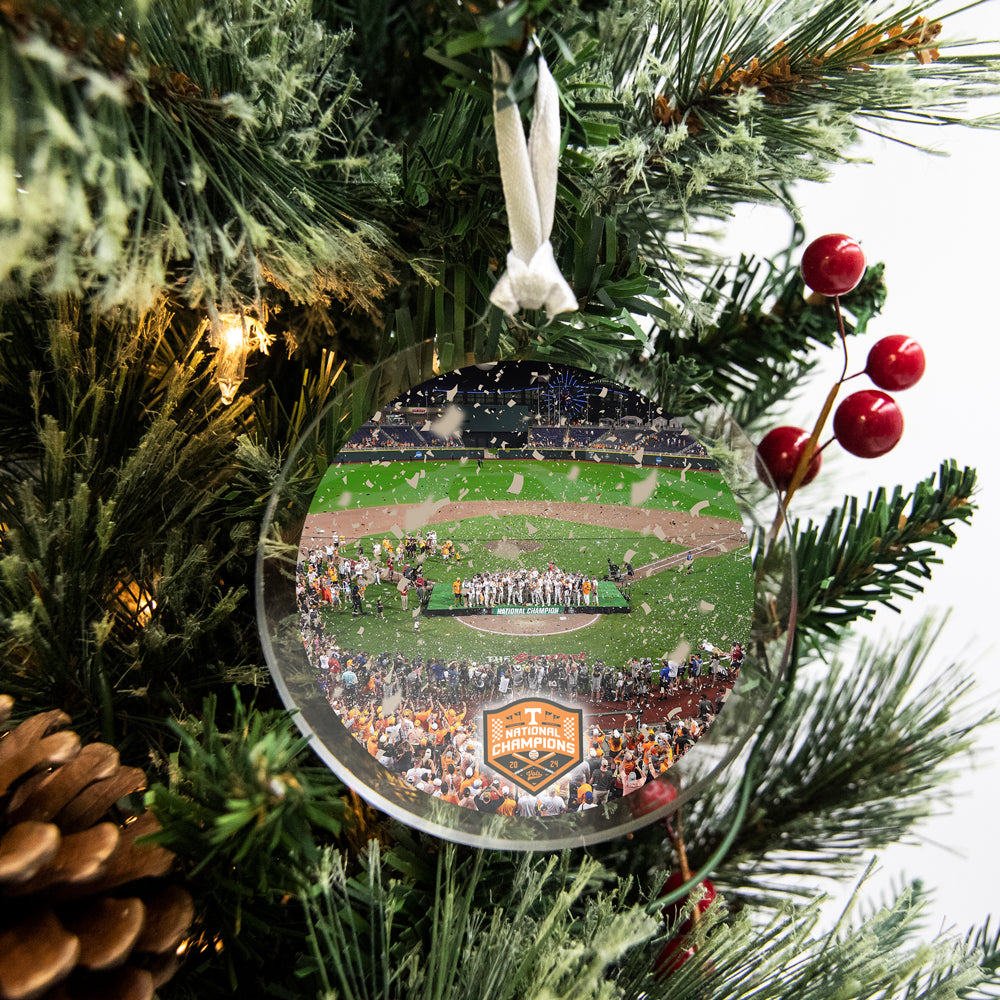 Tennessee Volunteers - Tennessee 2024 NCAA Baseball National Champions Bag Tag & Ornament