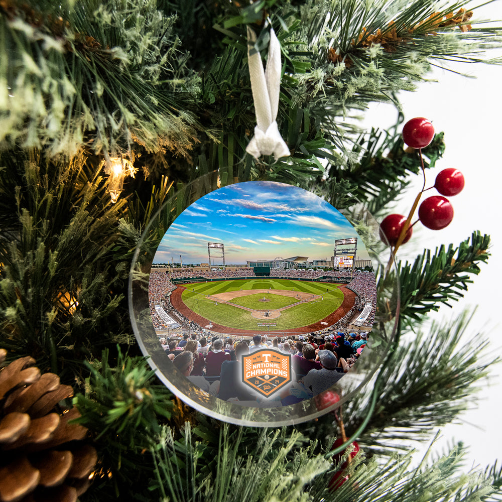 Tennessee Volunteers - Tennessee Vols 2024 NCAA Baseball National Champions Bag Tag & Ornament