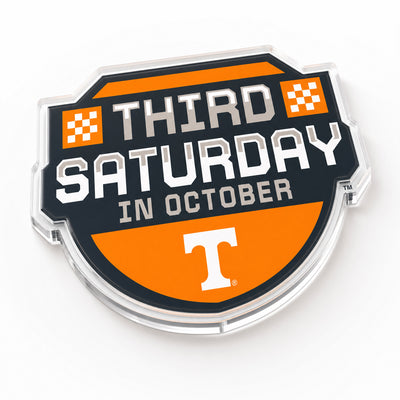 Tennessee Volunteers - Third Saturday in October Dimensional Drink Coaster