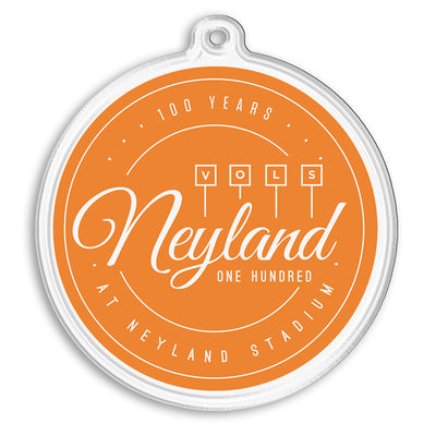 Tennessee Volunteers - Neyland 100 Orange Ornament & Bag Tag