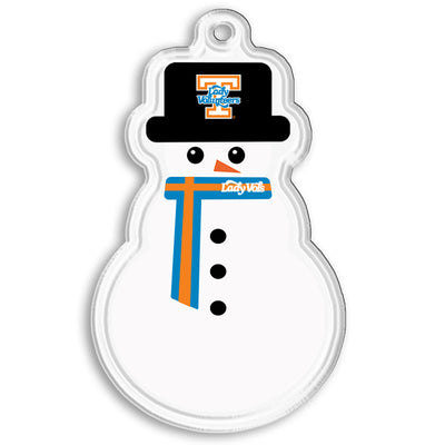 Tennessee Volunteers - Lady Vols Snowman Ornament
