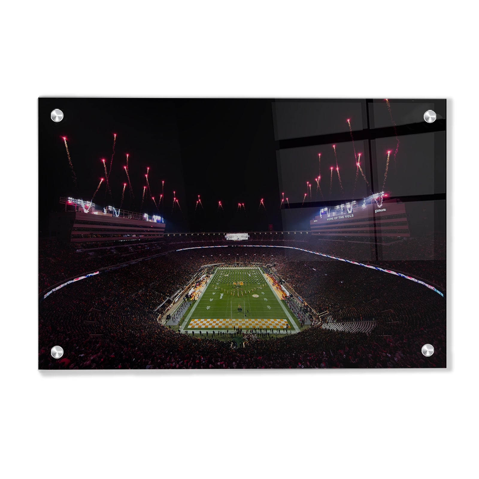 Tennessee Volunteers - Bombs Bursting in Air - College Wall Art #Canvas