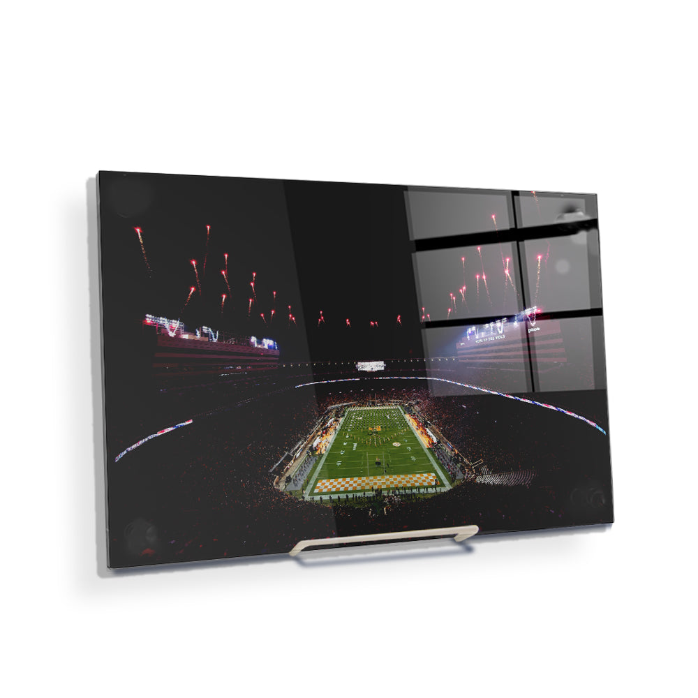 Tennessee Volunteers - Bombs Bursting in Air - College Wall Art #Canvas