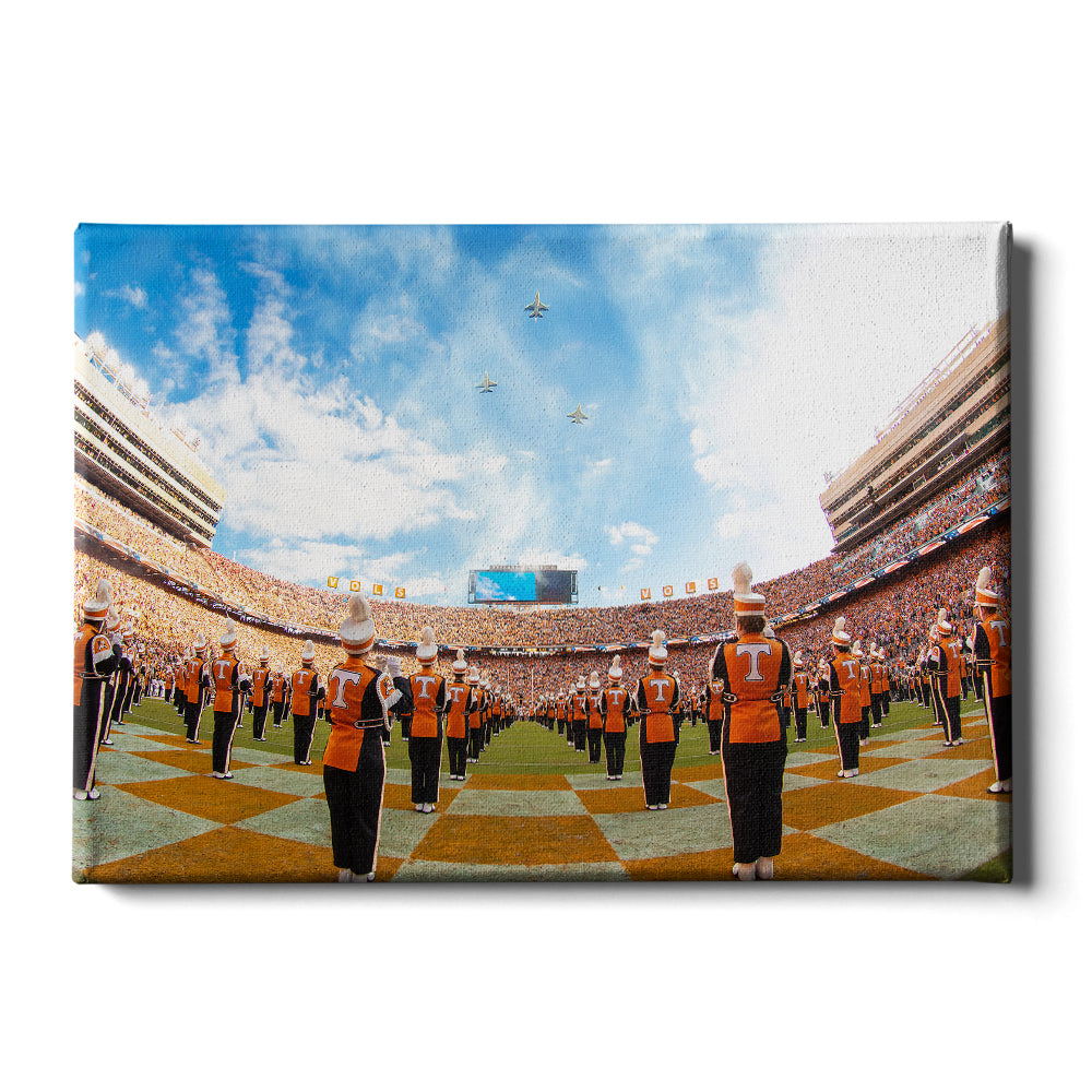 Tennessee Volunteers - Tennessee Flyover - College Wall Art #Canvas
