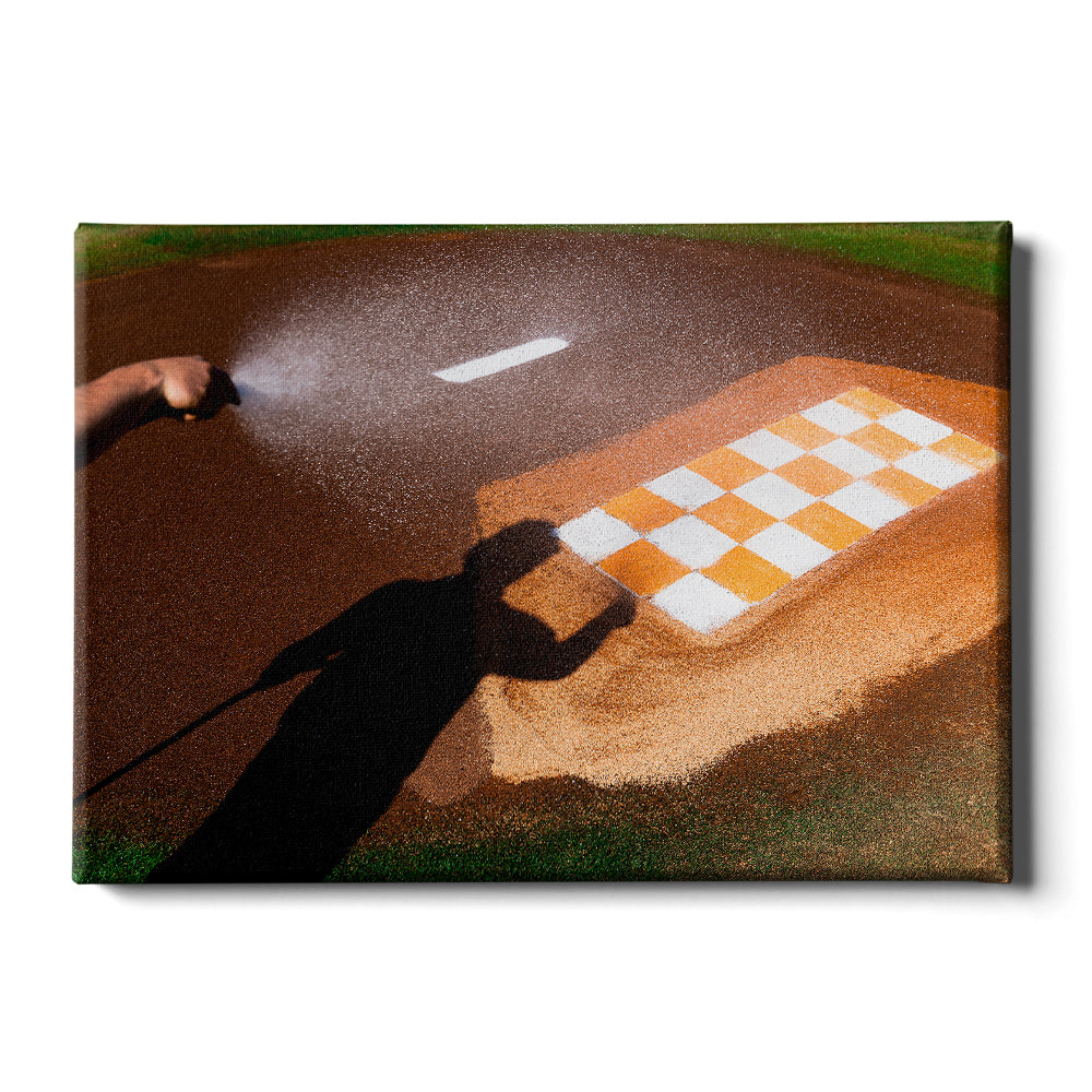 Tennessee Volunteers - Tennessee Pitcher's Mound - College Wall Art #Canvas