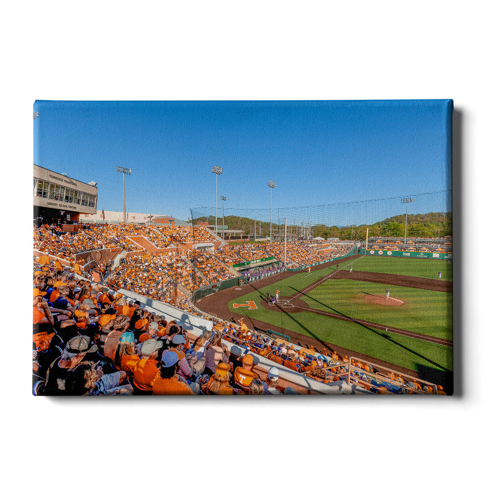 Tennessee Volunteers - Lindsey Nelson Stadium Batter Up - College Wall Art #Canvas