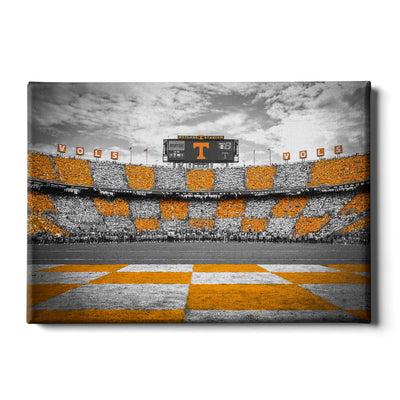 Tennessee Volunteers - Checkerboard Neyland - College Wall Art #Canvas