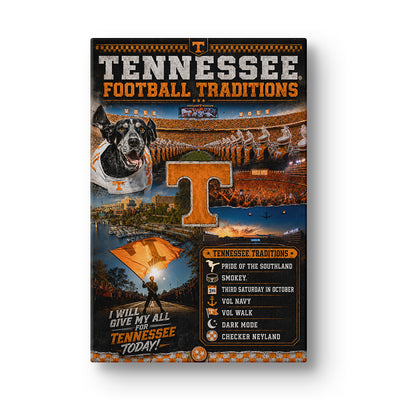 Tennessee Volunteers - Tennessee Traditions - College Wall Art #Canvas