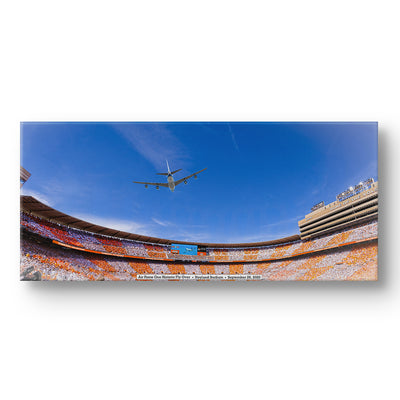Tennessee Volunteers -  Air Force One Flyover Neyland Stadium - College Wall Art #Canvas