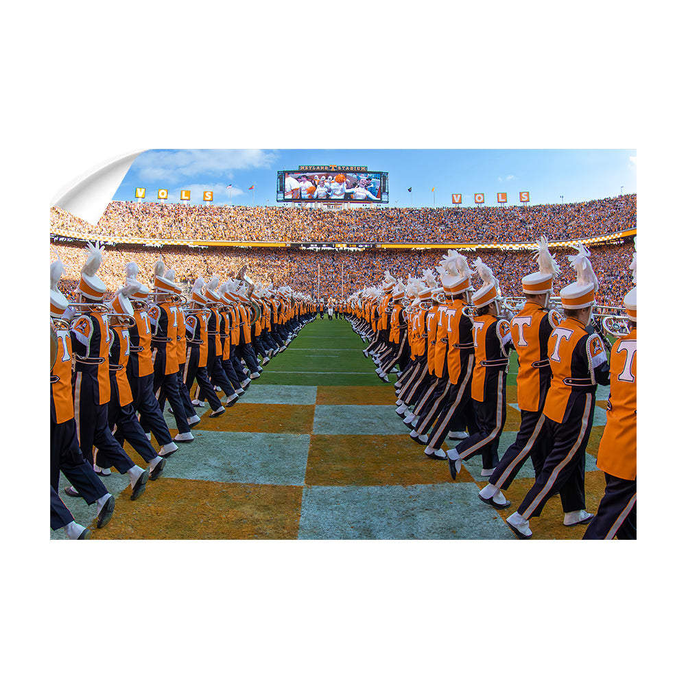 Tennessee Volunteers - Opening the T - College Wall Art #Canvas
