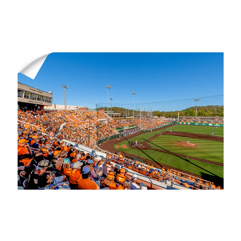 Tennessee Volunteers - Lindsey Nelson Stadium Batter Up - College Wall Art #Canvas