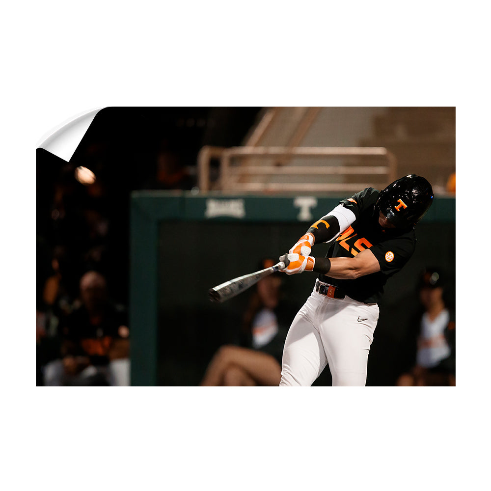 Tennessee Volunteers - Vols Baseball Dark Mode - College Wall Art  #Canvas