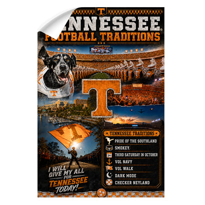 Tennessee Volunteers - Tennessee Traditions - College Wall Art #Poster
