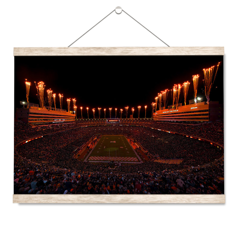 Tennessee Volunteers - Dark Mode - College Wall Art #Canvas