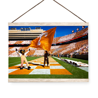 Tennessee Volunteers - Touchdown Celebration - College Wall Art #Hanging Canvas