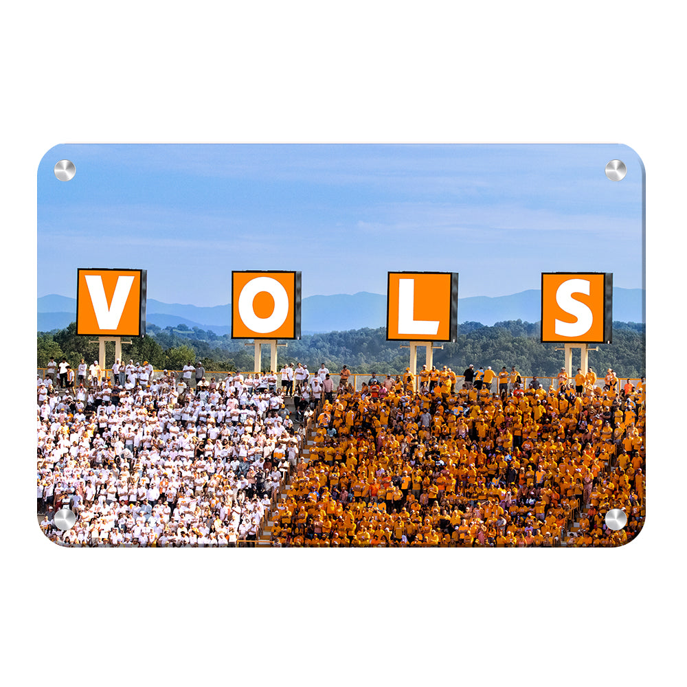 Tennessee Volunteers - Vols Checkerboard - College Wall Art #Canvas