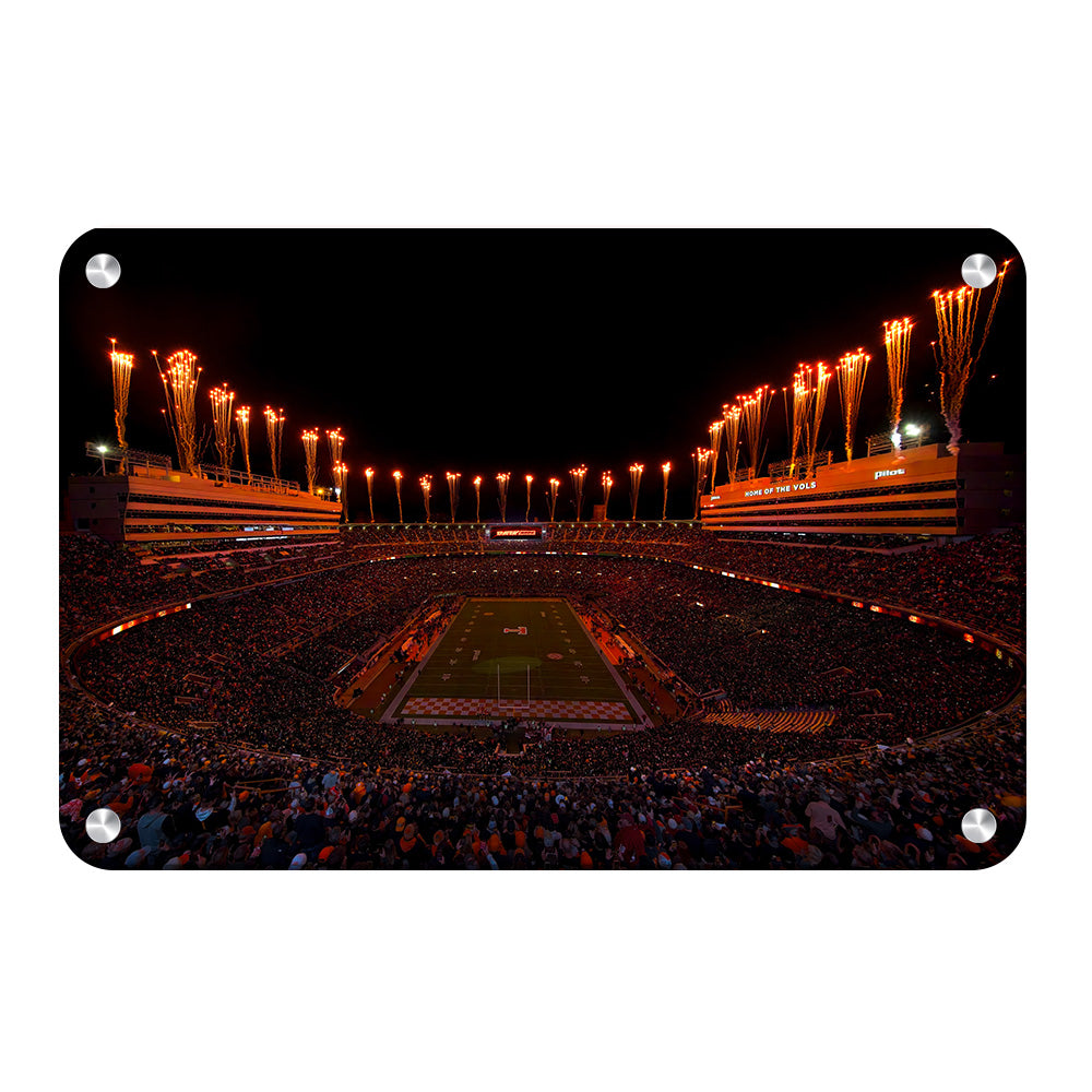 Tennessee Volunteers - Dark Mode - College Wall Art #Canvas