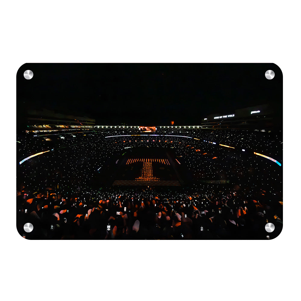 Tennessee Volunteers - The Power T - College Wall Art #Canvas