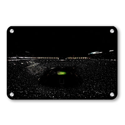 Tennessee Volunteers - Neyland Lights - College Wall Art #Metal