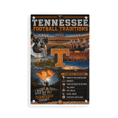 Tennessee Volunteers - Tennessee Traditions - College Wall Art #Metal