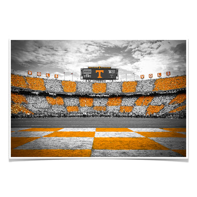 Tennessee Volunteers - Checkerboard Neyland #Poster