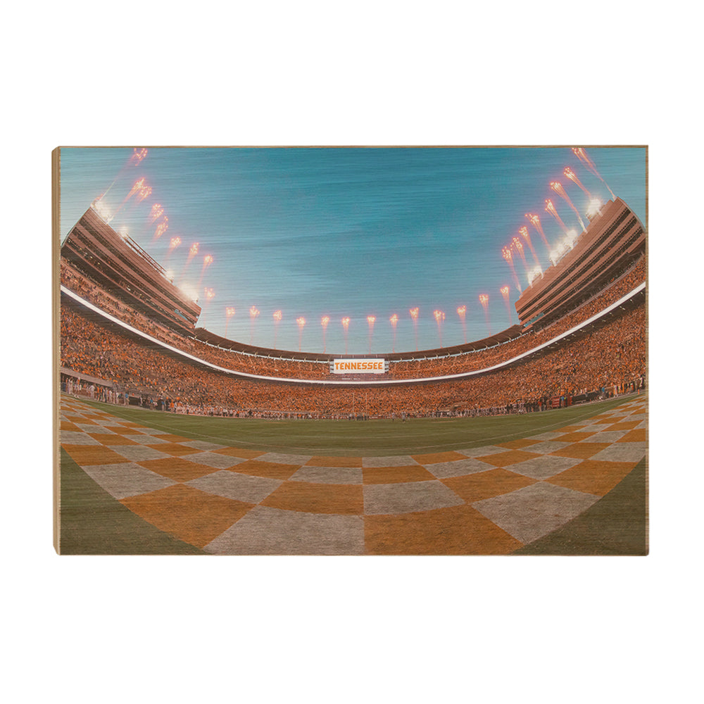 Tennessee Volunteers - Fisheye View Neyland Stadium - College Wall Art #Canvas