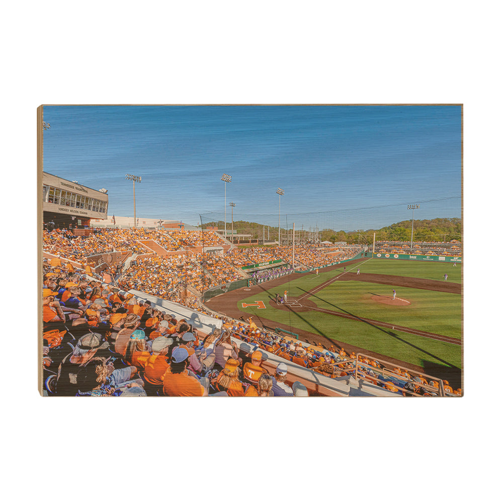 Tennessee Volunteers - Lindsey Nelson Stadium Batter Up - College Wall Art #Canvas